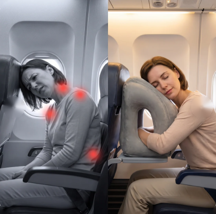 HugNap™ Inflatable Travel Pillow