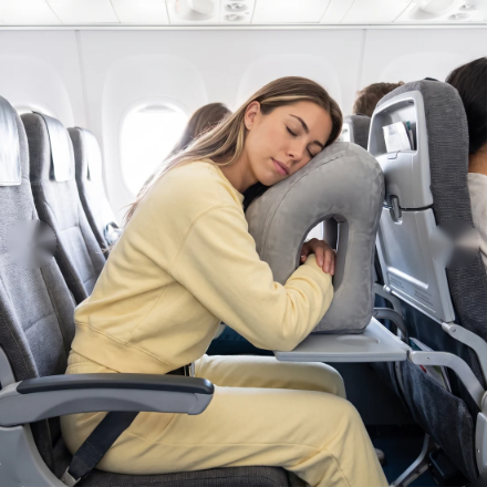 HugNap™ Inflatable Travel Pillow